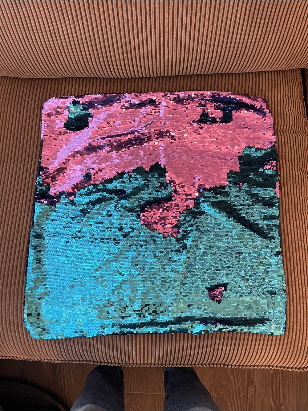 Sequin Pillow Case (pillow now included)